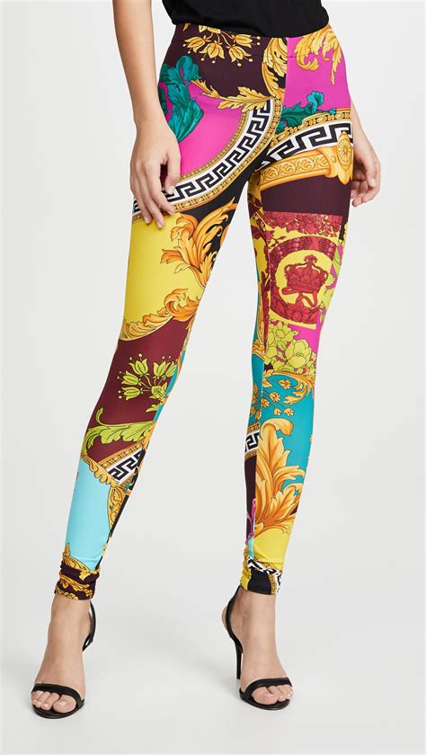 versace legging italian size fit|Versace leggings h&m.